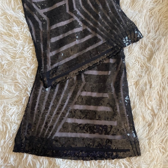 Black Sequined Dress Pants - Picture 4 of 8